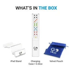 GoDice Full Pack - 6 Smart Connected Dice. Brings The Best Dice Games Of All Time To The 21st Century. Educational, Fun, And Innovative Games For Family, Friends, Game Nights. Free App. Cool Tech Gift -Classic Board Game Shop 317aJo1dJhL