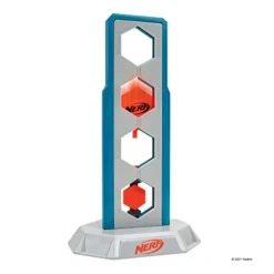 NERF Elite 5-in-1 Target Challenge - Five Unique Targets With Five Stackable Bases Plus Trophy Target Token -Classic Board Game Shop 31EIeNoRZXL