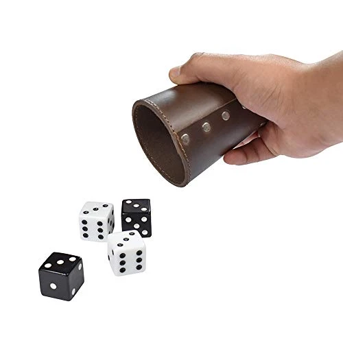 Hide & Drink, Thick Leather Dice Rolling Cup, Party Games, Bar & Casino Accessories, Handmade Includes 101 Year Warranty :: Bourbon Brown 2 Hide & Drink, Thick Leather Dice Rolling Cup, Party Games, Bar & Casino Accessories, Handmade Includes 101 Year Warranty :: Bourbon Brown - Image 2