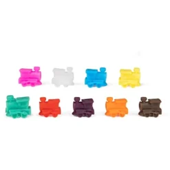 Bicycle Rider Back Playing Cards,12 Count (Pack Of 1) & Mexican Train Dominoes Set Tile Board Game In Aluminum Carry Case With Colorful Trains For Family Game Night, For Adults And Kids Ages 8 And Up -Classic Board Game Shop 31IEkuabxeL