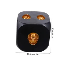 Alasum Skull Dice Ornaments Home Decoration Black Decor Teaching Dice Bar Dice Game Casino Dice Set Skull Dice Toy Party Presents Home Party Dice Desktop Display Sock 10 Alasum Skull Dice Ornaments Home Decoration Black Decor Teaching Dice Bar Dice Game Casino Dice Set Skull Dice Toy Party Presents Home Party Dice Desktop Display Sock -Classic Board Game Shop 31JLzr7QLUL