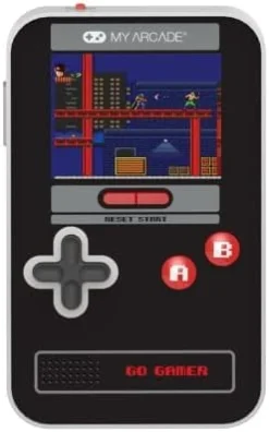 My Arcade Gamer Mini Classic-Red: Miniature Handheld Gaming System Packed With 160 Games, 1.8'' Color Display (DGUN-3925), Small -Classic Board Game Shop 31OPcHH06BL. AC