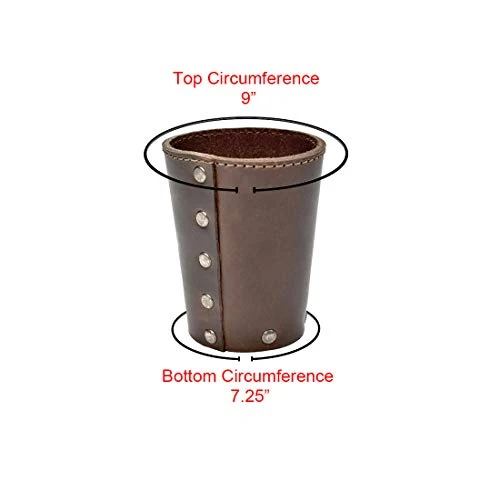 Hide & Drink, Thick Leather Dice Rolling Cup, Party Games, Bar & Casino Accessories, Handmade Includes 101 Year Warranty :: Bourbon Brown 4 Hide & Drink, Thick Leather Dice Rolling Cup, Party Games, Bar & Casino Accessories, Handmade Includes 101 Year Warranty :: Bourbon Brown - Image 4