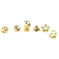 Sturdy Eco-friendly Board Game Dice, Metal Dice, Party Favors For Activity Casino Theme Toy Gifts(Imitation Gold) -Classic Board Game Shop 31c6Jkx3MyL