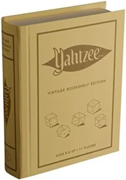Winning Solutions Yahtzee Vintage Bookshelf Edition -Classic Board Game Shop 31eccsnexKL. AC