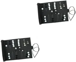 Operitacx 2 Sets Travel Backgammon Children Chess Toys Travel Games Backgammon Board Game Set Black Pu Leather Checkerboard Backgammon Sets For Kids Table Board Toys Small Table Chess Toys -Classic Board Game Shop 31nW73aaWUL. AC