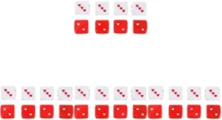 Gadpiparty Kids Toys 24pcs Hearts Carnival White Unique Acrylic Table Wedding Playing Chic Games Club Classroom Teaching Game And Dices Funny Lovely Novel Heart Casino Favors Party Toys RPG Dice -Classic Board Game Shop 31pUVoOpLL. AC