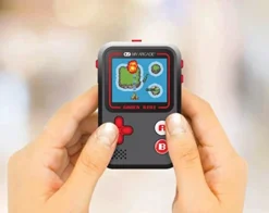 My Arcade Gamer Mini Classic-Red: Miniature Handheld Gaming System Packed With 160 Games, 1.8'' Color Display (DGUN-3925), Small