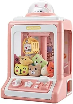 ADLOF Mini Claw Machine With Music And Lighting, Electronic Arcade-Style Game, Ideal For Use With Small Toys/Candy, Best Gift & Party Game For Kids (Color : 10 Dolls) -Classic Board Game Shop 414rxLrpVHL. AC