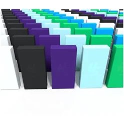 Spin Master Games H5 Domino Creations, 180-Piece Dominoes By Lily Hevesh Colorful 3-Pack Bundle Of 60-Piece Packs, Family Game For Adults And Kids Ages 5 And Up -Classic Board Game Shop 415fqxUwT8L