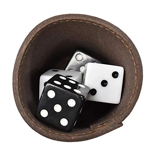Hide & Drink, Thick Leather Dice Rolling Cup, Party Games, Bar & Casino Accessories, Handmade Includes 101 Year Warranty :: Bourbon Brown 3 Hide & Drink, Thick Leather Dice Rolling Cup, Party Games, Bar & Casino Accessories, Handmade Includes 101 Year Warranty :: Bourbon Brown - Image 3