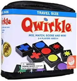MindWare CSG-QWIRKLE_Travel_UK, Mixed Colours -Classic Board Game Shop 416xeapnmL. AC