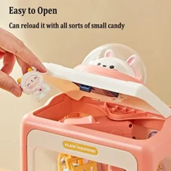 ADLOF Mini Claw Machine With Music And Lighting, Electronic Arcade-Style Game, Ideal For Use With Small Toys/Candy, Best Gift & Party Game For Kids (Color : 10 Dolls) -Classic Board Game Shop 417Q5LamhDL