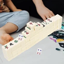 BESPORTBLE Lounge Set Lounge Set Lounge Set Lounge Set Professional Chinese Mahjong Game Set For Chinese Style Game Play Travel Portable 1 Set Mahjong Sets Mahjong Sets Mini Toys Mini Toys -Classic Board Game Shop 41BDyU4yMyL