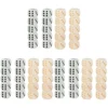 Ibasenice Rpg Dice 60 Pcs Board Rpg Multi-sided Math D Role- Small Dark Table Favors Interesting Theme Casino Teaching Sided Creative Dices Activity For Props Games Late Playing Transparent Metal Dice
