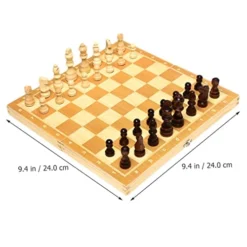 Toyvian 1 Set Wooden Chess Travel Kit Travel Set Travel Toy Folding Chess Board Game Chess Checkers Game Set Wood Kids Educational Chess International Chess Kit Foldable Chessboard Kit USB 6 Toyvian 1 Set Wooden Chess Travel Kit Travel Set Travel Toy Folding Chess Board Game Chess Checkers Game Set Wood Kids Educational Chess International Chess Kit Foldable Chessboard Kit USB -Classic Board Game Shop 41DA7HNmltL