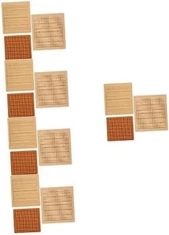 Alasum 12 Pcs Go Board Kids Travel Toys Travel Set Mini Toys For Kids Foldable Chessboards Classic Leather Travel Chess Set Go Chessboard Board Games Portable Go Board Child Dual Purpose -Classic Board Game Shop 41EgfAQt2L. AC