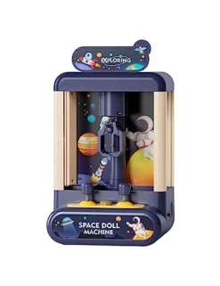 Exploring Space Claw Machine For Kids Adults With Prizes Vending Machine With Music Crane Game Toys 2 Power Supply Modes Arcade Unisex