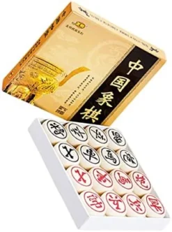 Alasum Travel Chess Game Xiangqi Travel Game Travel Toys Desktop Toys Wooden Chess Board Portable Chess 3D Funny Chess High-end Chinese Chess Educational Toy Checkerboard Fold Beige 3D -Classic Board Game Shop 41JDp4jEDLL. AC