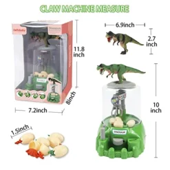 Mini Claw Machine Arcade Game | Dinosaur Toys Candy Grabber & Prize Dispenser Vending Machine Toy For Kids, With Music | Birthday & Christmas Gifts For Boys & Girls 3-10 Year Old -Classic Board Game Shop 41JJvjdSVEL
