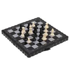 1Pc Antique Plastic International Travel Chess Set Mini Portable Magnetic Folding Board Classic Camping Game Toy Kid Gift -Classic Board Game Shop 41JQiIN5VFL