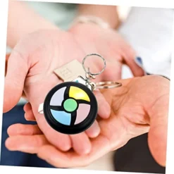 Ibasenice 8 Pcs Pocket Maze Memory Plaything Teaser Hand Challenge Kids Educational Flashing Keychains Games Black Toy Training Concentration Birthday And LED Cube Sound For Toys Teens -Classic Board Game Shop 41KeB2gHX8L