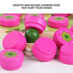 Memory Game - Travel Memory Game - Chess Game Strawberry Shape Improves Memory, Strawberry Design For Nursery, Holiday Toy Gift, Preschool Buogint -Classic Board Game Shop 41L5OpvsKlL