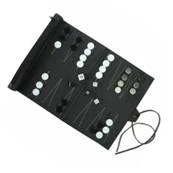 Operitacx 2 Sets Travel Backgammon Children Chess Toys Travel Games Backgammon Board Game Set Black Pu Leather Checkerboard Backgammon Sets For Kids Table Board Toys Small Table Chess Toys -Classic Board Game Shop 41LtLkL3ipL