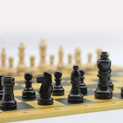 DIDI Creative Chess Luxury Wooden Travel Chess Portable Chess Game Interactive Toys For Adults And Children (30X30X0.5cm, 11.8X11.8X0.1in) Chess Gifts -Classic Board Game Shop 41Nk2baXpBL