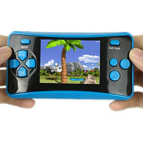 Portable Handheld Games For Kids 2.5" LCD Screen Game TV Output Arcade Gaming Player System Built In 182 Classic Retro Video Games Birthday For Your Boys Girls (Blue) 2 Portable Handheld Games For Kids 2.5" LCD Screen Game TV Output Arcade Gaming Player System Built In 182 Classic Retro Video Games Birthday For Your Boys Girls (Blue) - Image 2