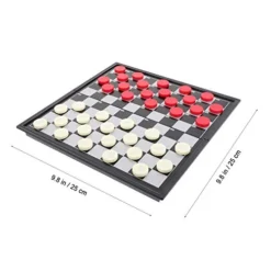 NUOBESTY Magnetic Chinese Checkers Checkers Board Game Travel Magnetic Chess Dominoes Backgammon Interactive Intelligence Trainer Game For Kids Children Checkers Game Adults -Classic Board Game Shop 41SrthN1V4L