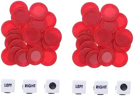 HOLIDYOYO Dice Game Chip 2 Sets Game Dice For Women Classic Center Right Dice Game Dice Set Right Left Center Game Dice Cool Gadgets For Teens Dice Games For Dice Games For Families Chip 7 HOLIDYOYO Dice Game Chip 2 Sets Game Dice For Women Classic Center Right Dice Game Dice Set Right Left Center Game Dice Cool Gadgets For Teens Dice Games For Dice Games For Families Chip - Image 7