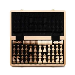 Children's Wooden Chess Adult Portable Chess Game Travel Chess Set Puzzle Interactive Toy Friends Holiday Best Gifts Board Games -Classic Board Game Shop 41TSJkCVsDL