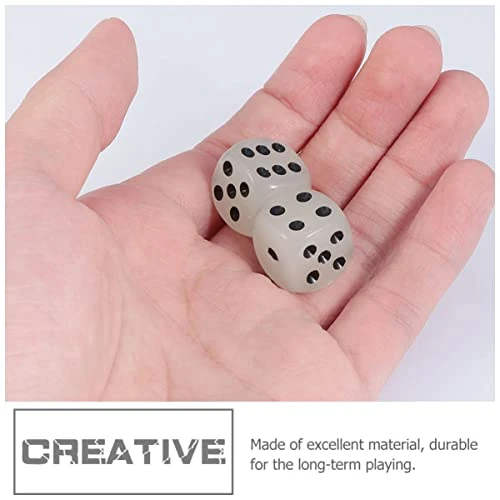 Alasum 40 Pcs Dices Casino Playing Party Games Favors Top Props Activity The Interesting Math Glow For Creative Mini Multi-sided Role- Small Board Dungeon Theme Acrylic Dark Table 6 Alasum 40 Pcs Dices Casino Playing Party Games Favors Top Props Activity The Interesting Math Glow For Creative Mini Multi-sided Role- Small Board Dungeon Theme Acrylic Dark Table - Image 6