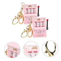 Toyvian 8 Pcs Rocker Keychain Aldult Toys Mini Slot Machine Kids Mini Toys Slot Machine Key Chain Tiny Gifts Mini Slot Machine Keychain Hand Held Game Keychain Handheld Slot Machine Game 9 Toyvian 8 Pcs Rocker Keychain Aldult Toys Mini Slot Machine Kids Mini Toys Slot Machine Key Chain Tiny Gifts Mini Slot Machine Keychain Hand Held Game Keychain Handheld Slot Machine Game -Classic Board Game Shop 41WdCttKDLL