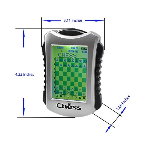 Lyght Handheld Electronic Chess Game, 20 Levels, 100 Built-in Chess Records, Built-in Connect Four And Checker Game, 2 Lyght Handheld Electronic Chess Game, 20 Levels, 100 Built-in Chess Records, Built-in Connect Four And Checker Game, - Image 2