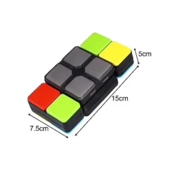 Milageto Electronic Cube Memory Game LED Flashing Cube Memory Game Light Up Memory Game For Kids -Classic Board Game Shop 41Wm39Ei2kL 1