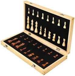 Chess Game Solid Wood Magnetic Travel Chess Set With Folding Chess Board Educational Toys For Kids And Adults International Chess Gift (Size : X-Large) 14 Chess Game Solid Wood Magnetic Travel Chess Set With Folding Chess Board Educational Toys For Kids And Adults International Chess Gift (Size : X-Large) -Classic Board Game Shop 41Yv mDsZ2L. AC 2