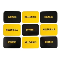 The Imagineering Company Millennials Vs Boomers | Trivia Card Game For Ages Where Smartest Generation Wins | More Than 200 Trivia Question Cards To Test Your Generational IQ (Millennials Vs Boomers) -Classic Board Game Shop 41ZPro8OXAL