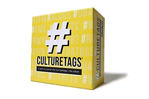 #CultureTags - A Game For People Who Love Hashtags , The Culture , Party Game Set For Family Fun Or Virtual Play , Age 13 Years And Up, Yellow 1 #CultureTags - A Game For People Who Love Hashtags , The Culture , Party Game Set For Family Fun Or Virtual Play , Age 13 Years And Up, Yellow
