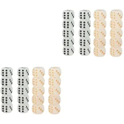 Alasum 40 Pcs Dices Casino Playing Party Games Favors Top Props Activity The Interesting Math Glow For Creative Mini Multi-sided Role- Small Board Dungeon Theme Acrylic Dark Table