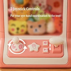 ADLOF Mini Claw Machine With Music And Lighting, Electronic Arcade-Style Game, Ideal For Use With Small Toys/Candy, Best Gift & Party Game For Kids (Color : 10 Dolls) -Classic Board Game Shop 41ZmReaVvkL