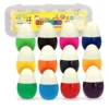 EGGDRAW Dot Markers Art Kits For Kids With Storage Tray - 12 Colors Non-Toxic Fun & Easy Grip Water-Based Dab And Dabbers For Toddlers Kids Preschool Arts And Crafts Supplies