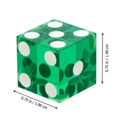 FOMIYES Mini Toys Liars Dice Educational 4Pcs Precision Acrylic Dices 19mm Casino Craps Dice With Razor Edges And Corners Entertainment Dies Set Game Pieces For RPG Poker Cars Suit Car Toys -Classic Board Game Shop 41dh8KFvGTL