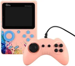 GENERIC Handheld Game Machine ,3-inch Large Screen 500 In One Handheld Computer Nostalgic Classic Children's Puzzle Toy Game Machine Big Screen,Gifts For Chrismas (Pink) -Classic Board Game Shop 41fw2FOYZL. AC