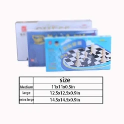 New Chessex Chess Set Magnetic Travel Folding Board Portable Educational Toys Gifts For Kids And Teens Suitable Chess Gift (Color : Medium) -Classic Board Game Shop 41gXPCtUhSL