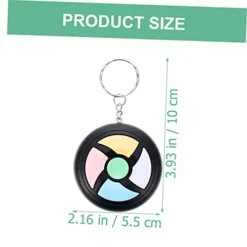 Ibasenice 8 Pcs Pocket Maze Memory Plaything Teaser Hand Challenge Kids Educational Flashing Keychains Games Black Toy Training Concentration Birthday And LED Cube Sound For Toys Teens -Classic Board Game Shop 41gjMETCpsL