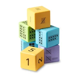 Hand2mind Multiple Representation Dice, Large Foam Dice For Classroom, Subitizing Dice, Math Manipulatives Kindergarten, Educational Toys For Elementary Kids, Math Learning Tools (Set Of 16) -Classic Board Game Shop 41jyLz5tWdL