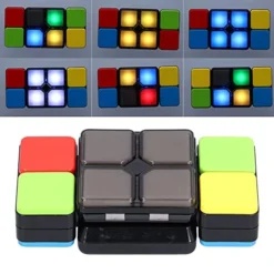 Electronic Memory Game, A Gift Kids Quadrate Toy For Children For Home For Outdoor(Music Cube (color Box)) -Classic Board Game Shop 41l0XUIFNXL