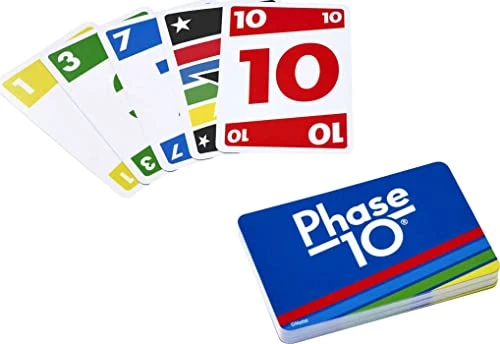 Mattel Games UNO, Phase 10 And Pic Flip Bundle, 3 Mattel Card Games In Decorative Storage Tin, Gift For Kid, Family & Adult Game Night, 7 Years & Up 5 Mattel Games UNO, Phase 10 And Pic Flip Bundle, 3 Mattel Card Games In Decorative Storage Tin, Gift For Kid, Family & Adult Game Night, 7 Years & Up - Image 5